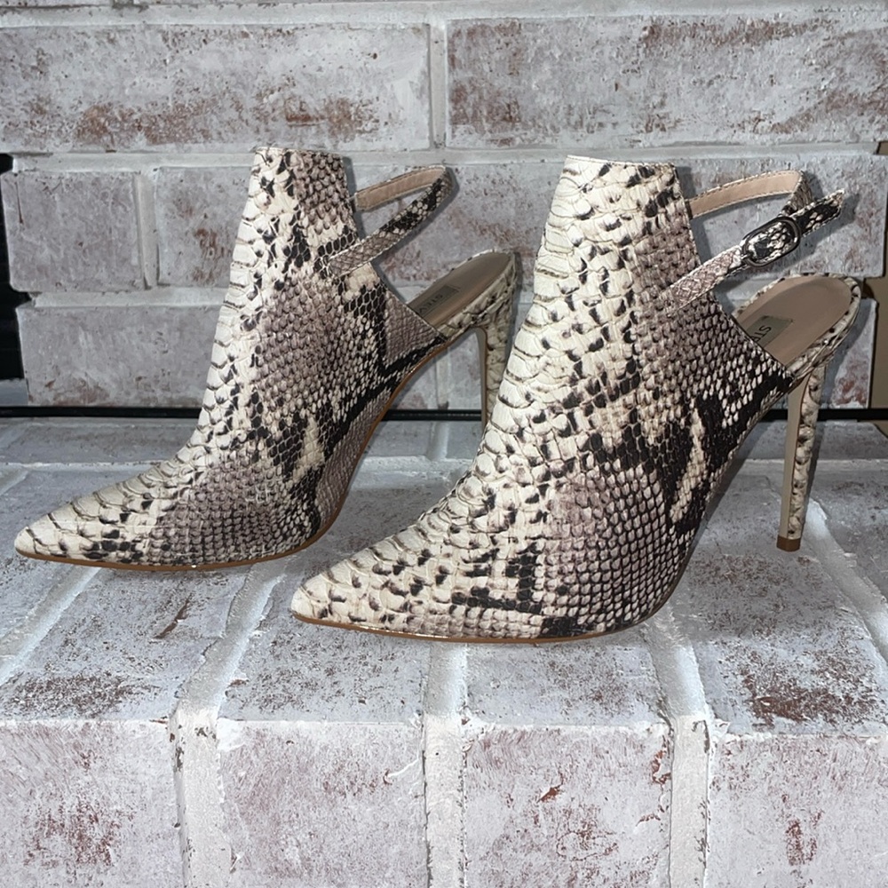 Stunning Snakeskin Steve Madden Mules